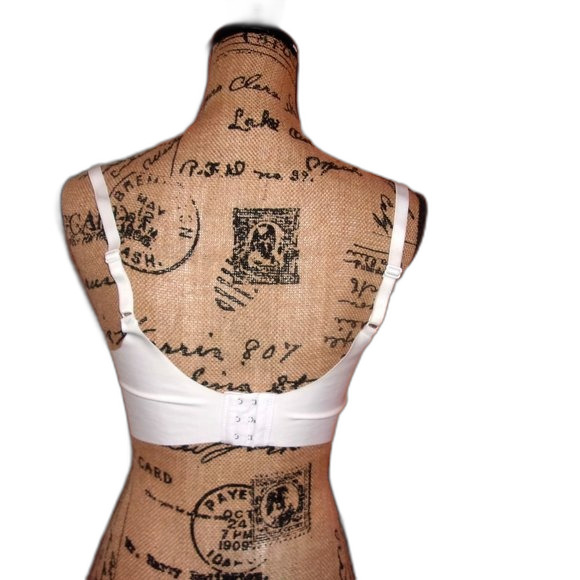 Youmita White Demi Laser Cut 34C Bra NWT - Picture 11 of 12